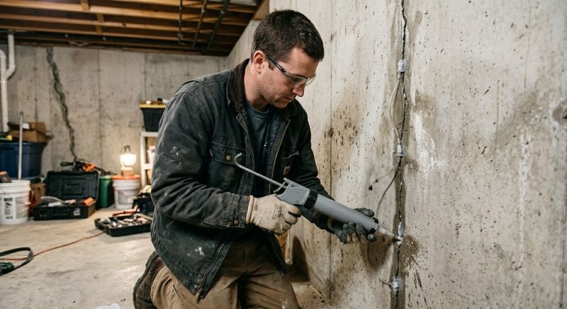 Basement Crack Repair in Boiling Springs, SC