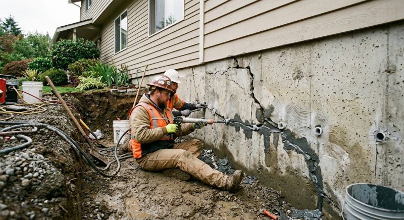 Basement Foundation Repair in Tryon, NC