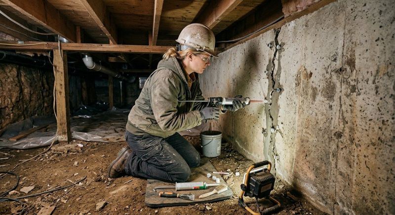 Concrete Foundation Repair in Mill Spring, NC