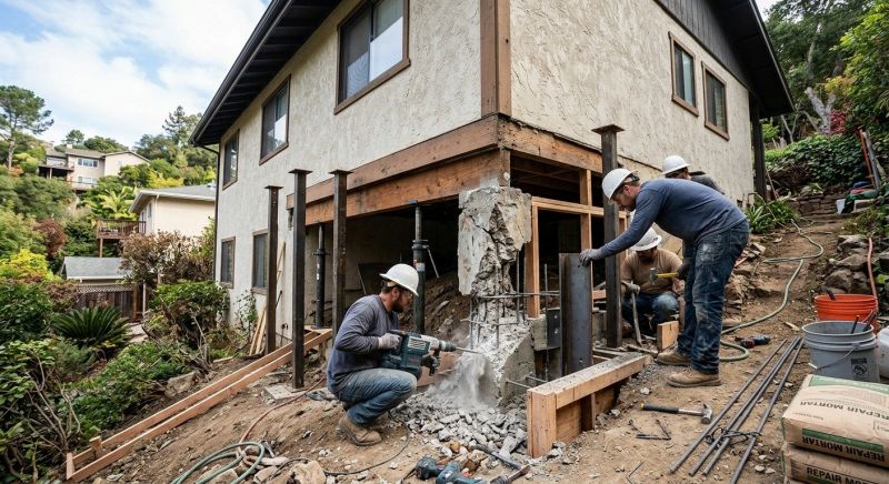 Concrete Foundation Repair in Spartanburg County, SC