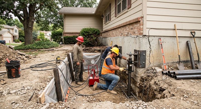 Cracked Foundation Repair in Gaffney, SC