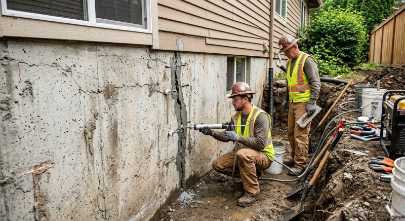 Cracked Foundation Repair in Mill Spring, NC