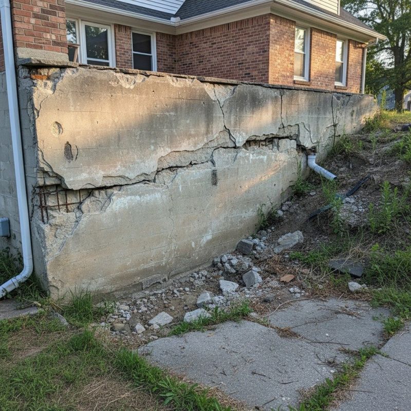 Cracked Foundation Repair in Saluda, NC