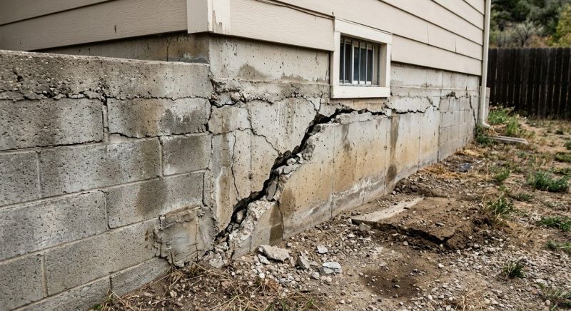 Cracked Foundation Repair in Taylors, SC