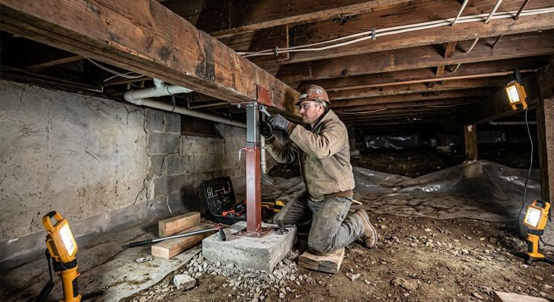 Crawlspace Foundation Repair in Tryon, NC
