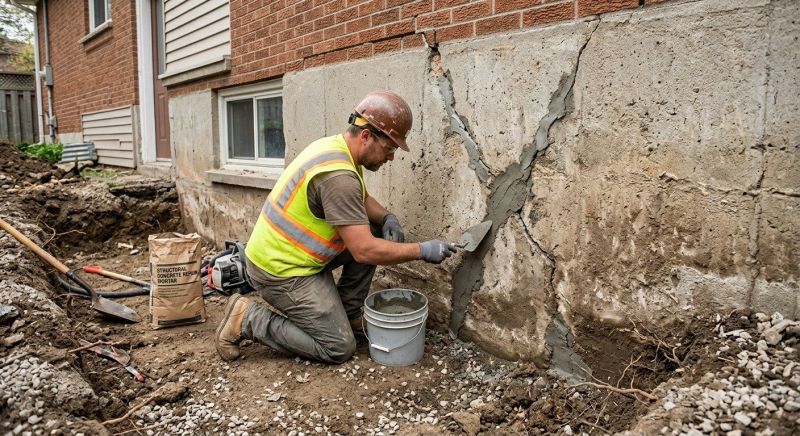 Foundation Crack Repair in Cowpens, SC