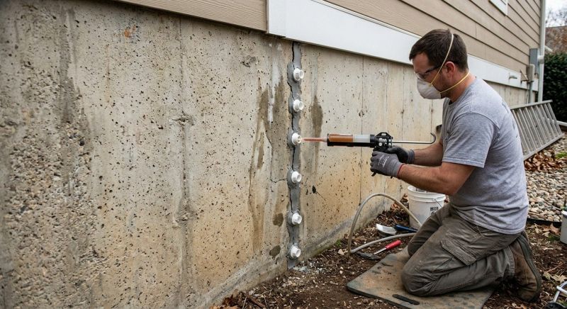 Foundation Crack Repair in Spartanburg, SC