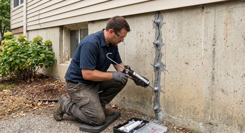 Foundation Crack Sealing in Boiling Springs, SC