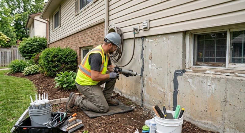 Foundation Crack Sealing in Boiling Springs, SC