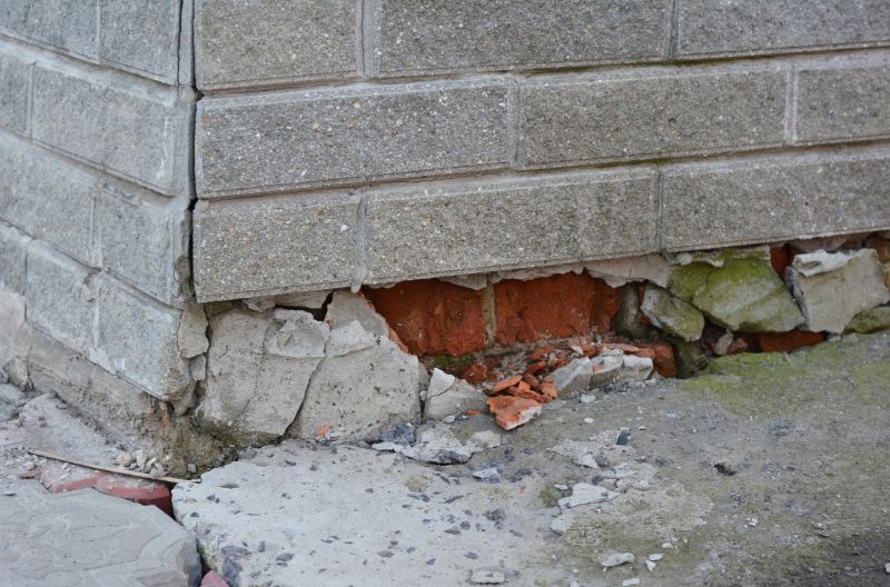 Foundation Damage Repair in Mill Spring, NC