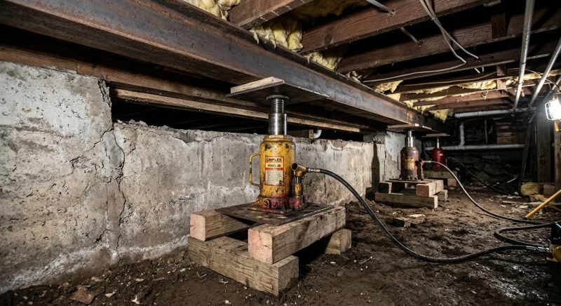 Foundation Jacking in Henrietta, NC