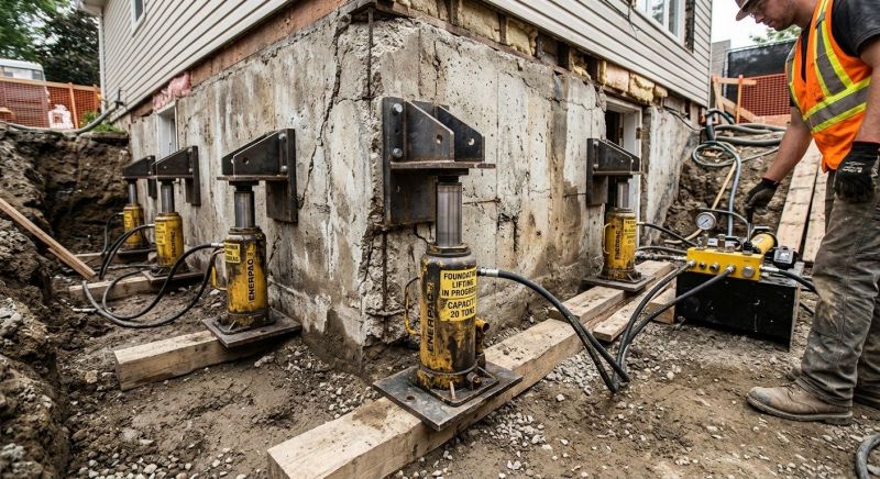 Foundation Jacking in Saluda, NC