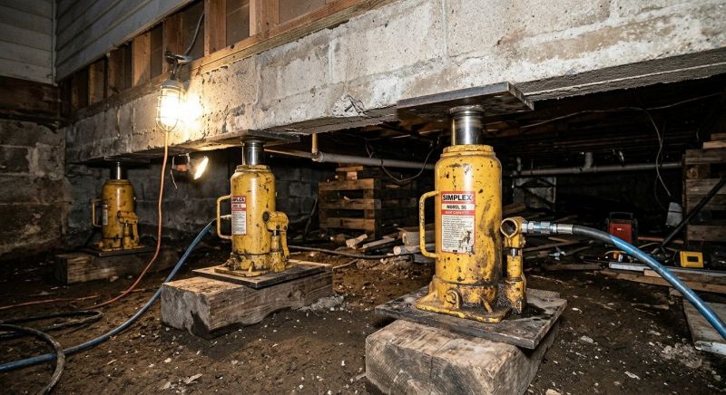 Foundation Jacking in Taylors, SC