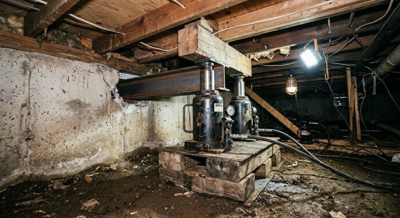 Foundation Jacking in Taylors, SC