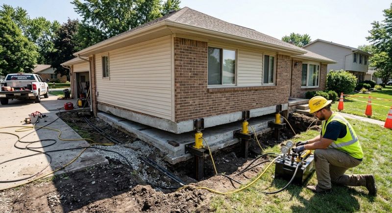 Foundation Lifting in Columbus, NC