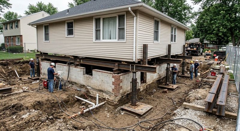 Foundation Lifting in Rutherford County, NC