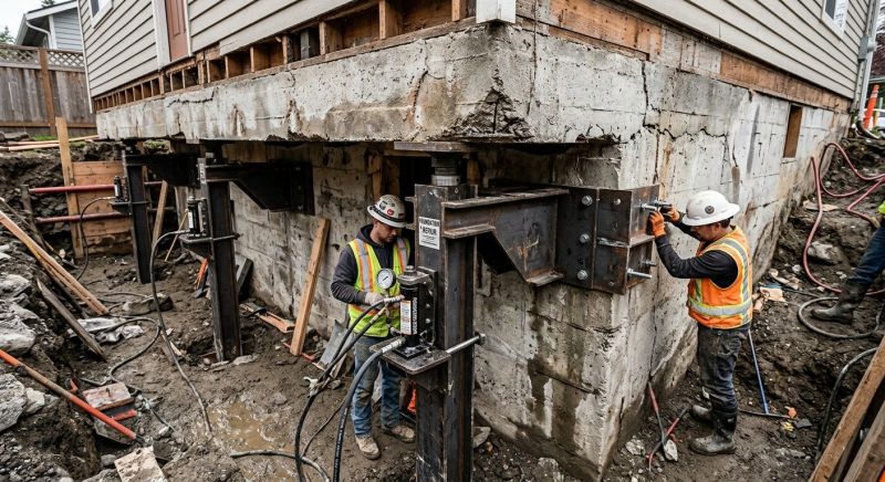 Foundation Lifting in Spartanburg County, SC