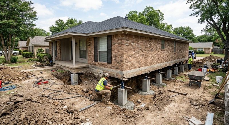 Foundation Pier Leveling in Boiling Springs, SC