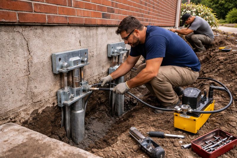 Foundation Pier Repair in Boiling Springs, SC