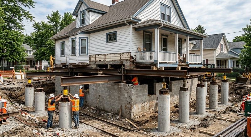 Foundation Raising in Mill Spring, NC