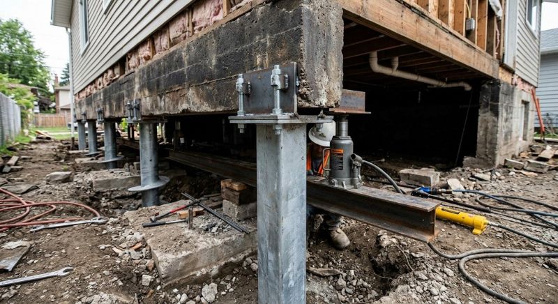 Foundation Raising in Mill Spring, NC