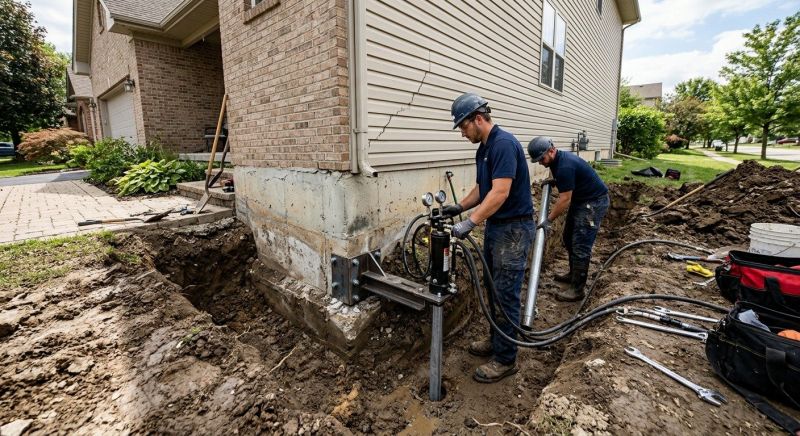 Foundation Settlement Repair in Boiling Springs, SC