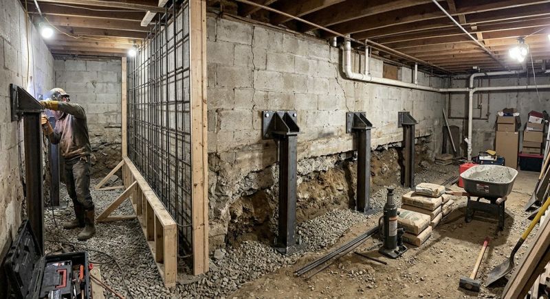 Foundation Stabilizing in Spartanburg County, SC