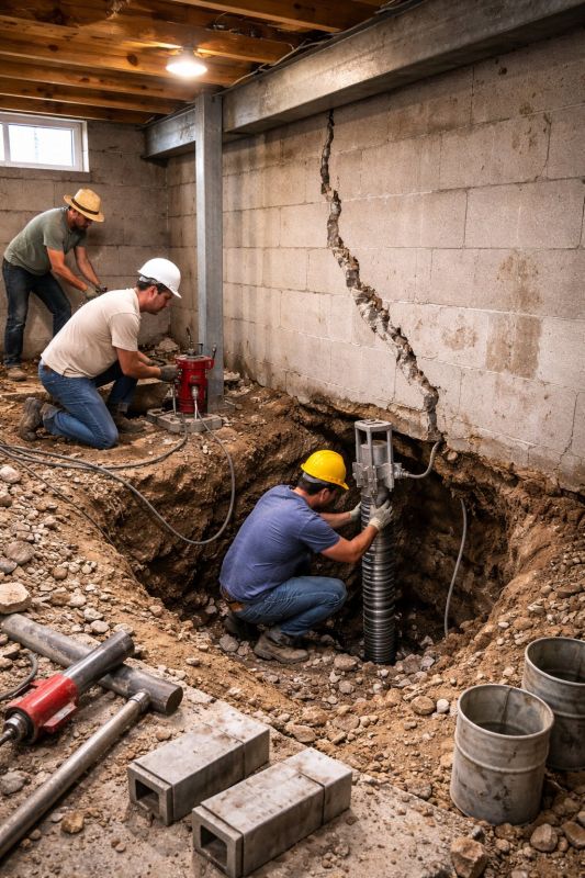 Foundation Structural Repair in Spartanburg County, SC