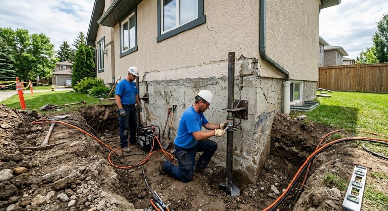 Helical Pile Installation in Boiling Springs, SC