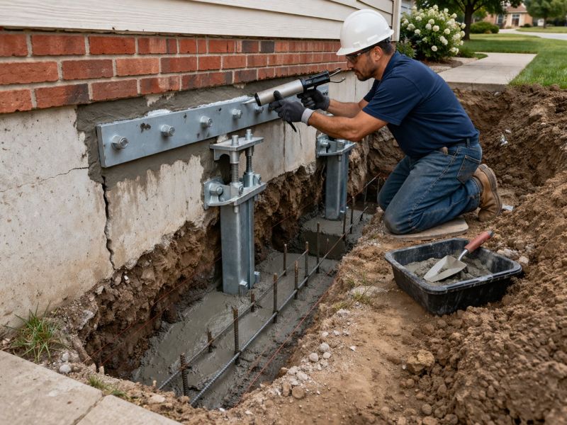 Home Foundation Repair in Mill Spring, NC