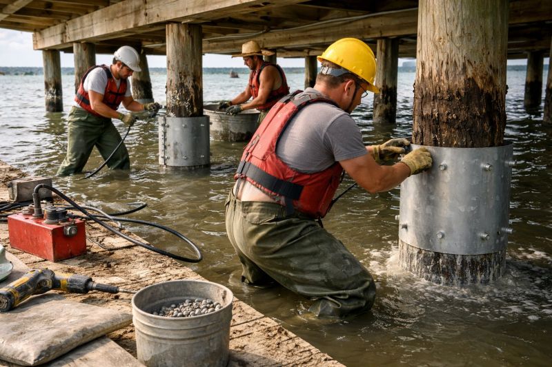 Piling Repair in Boiling Springs, SC