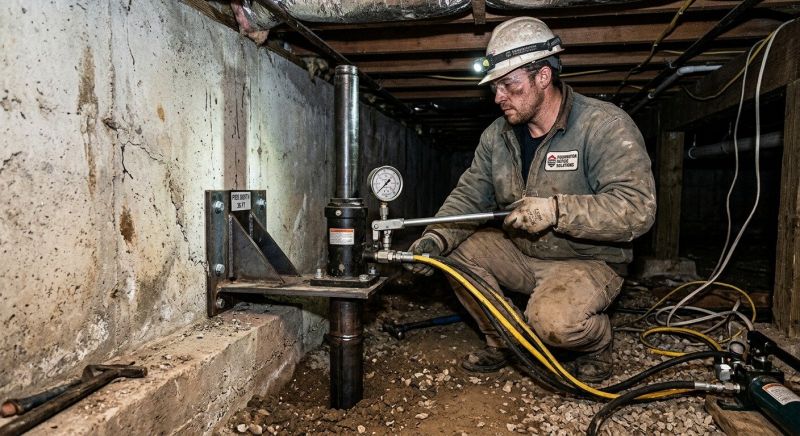Settling Foundation Service in Mill Spring, NC