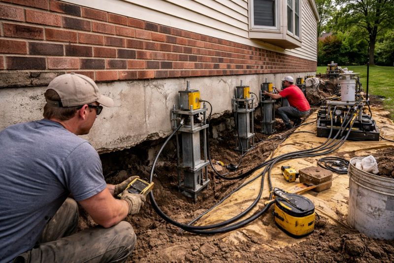 Settling Foundation Service in Rutherford County, NC