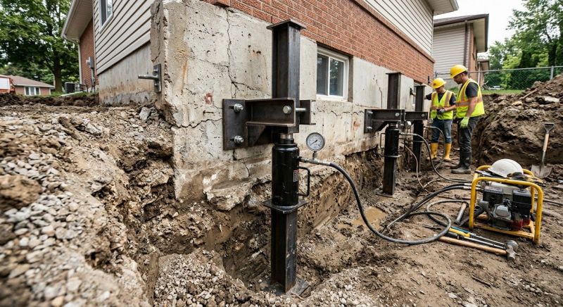 Sinking Foundation Lifting in Boiling Springs, SC