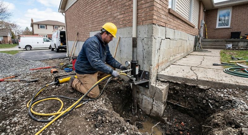 Sinking Foundation Repair in Cowpens, SC