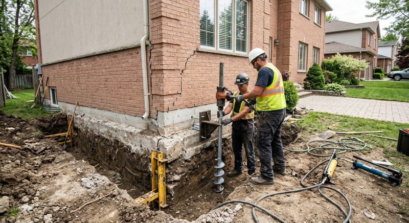Sinking Foundation Repair in Landrum, SC