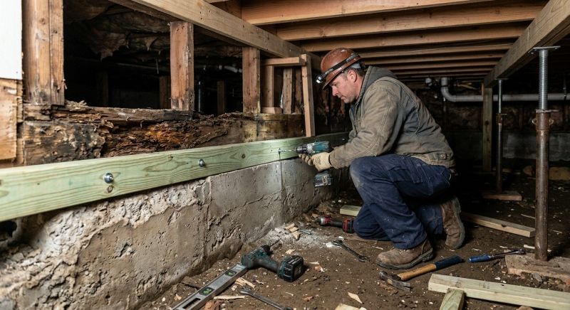 Sinking Foundation Repair in Landrum, SC