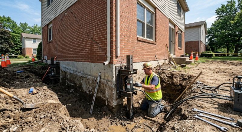 Sinking Foundation Repair in Rutherfordton, NC