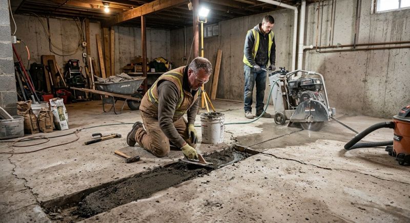 Slab Foundation Repair in Boiling Springs, SC