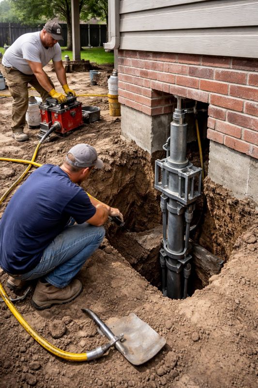 Structural Underpinning in Boiling Springs, SC