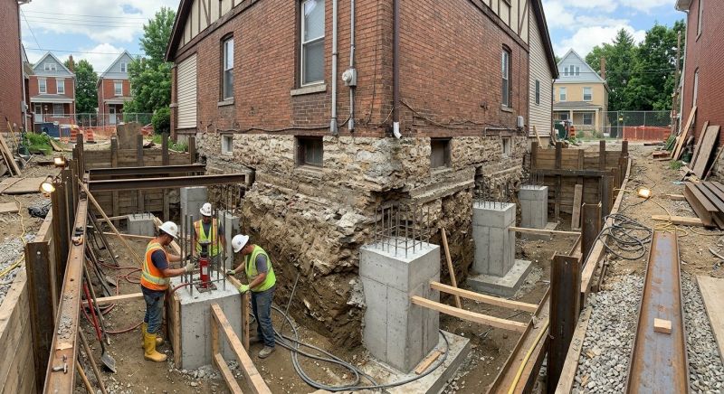 Structural Underpinning in Boiling Springs, SC